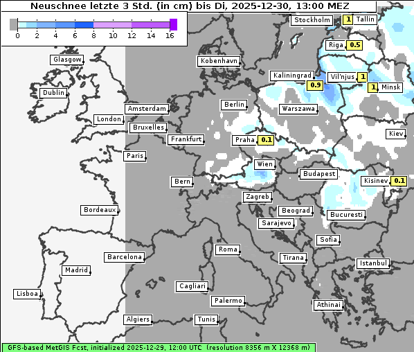 Neuschnee, 30. 12. 2025