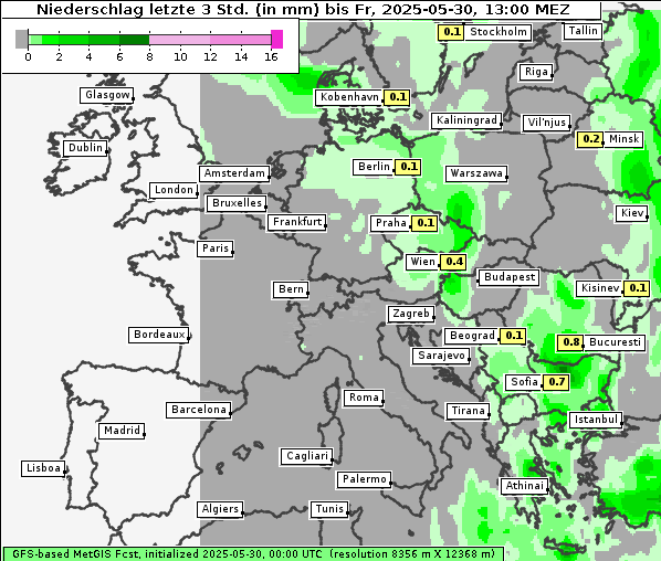 Niederschlag, 30. 5. 2025