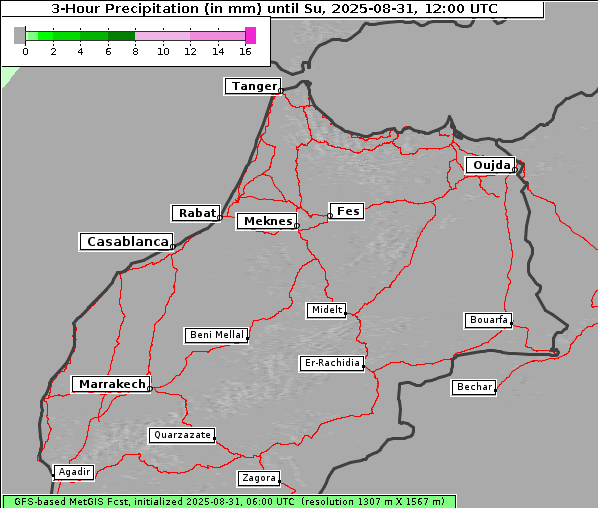 Niederschlag, 31. 8. 2025