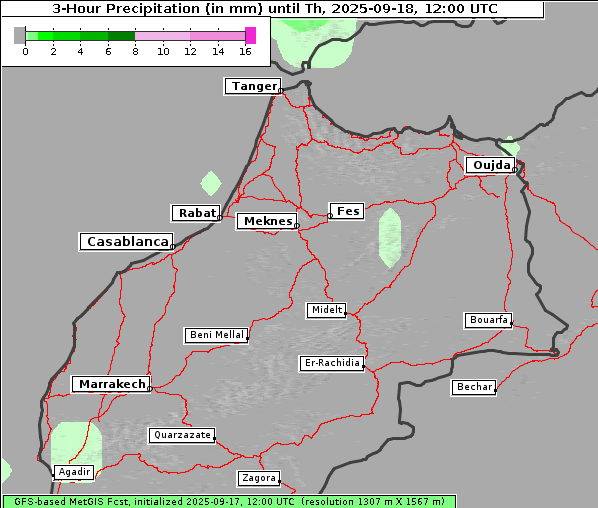 Niederschlag, 18. 9. 2025