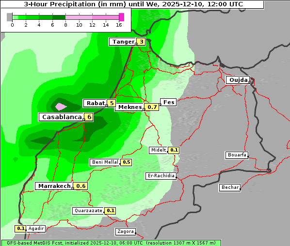 Niederschlag, 10. 12. 2025