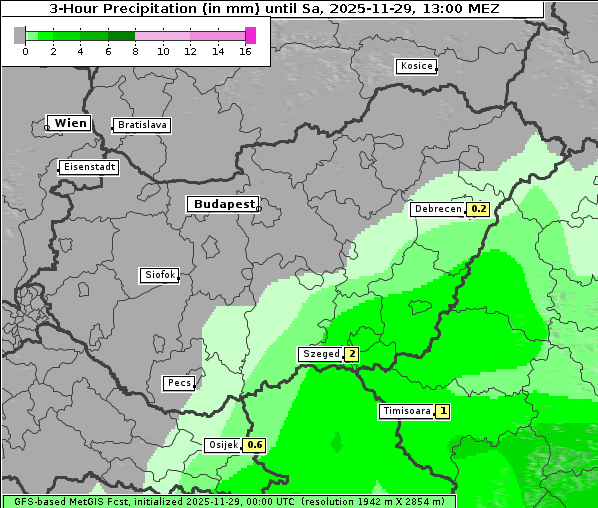 Niederschlag, 29. 11. 2025