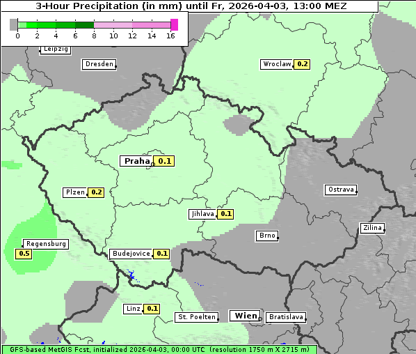 Niederschlag, 3. 4. 2026