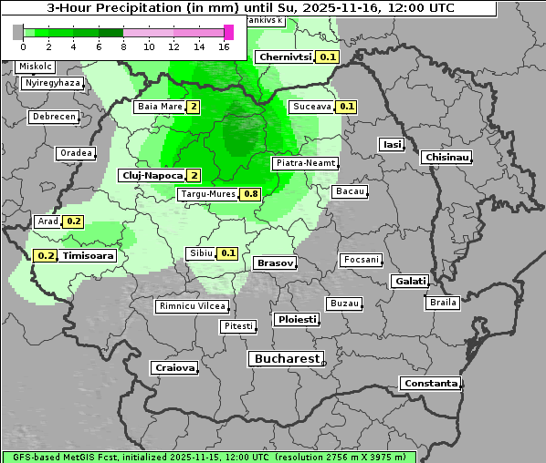 Niederschlag, 16. 11. 2025