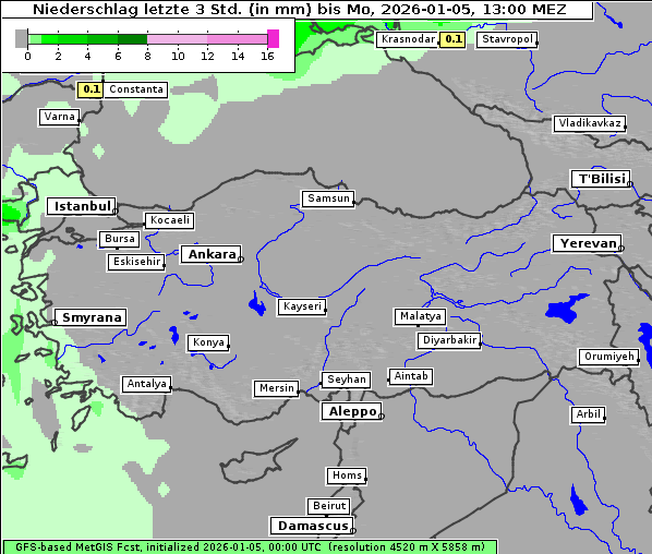 Niederschlag, 5. 1. 2026