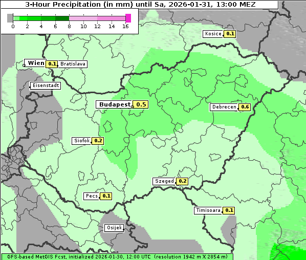 Niederschlag, 31. 1. 2026