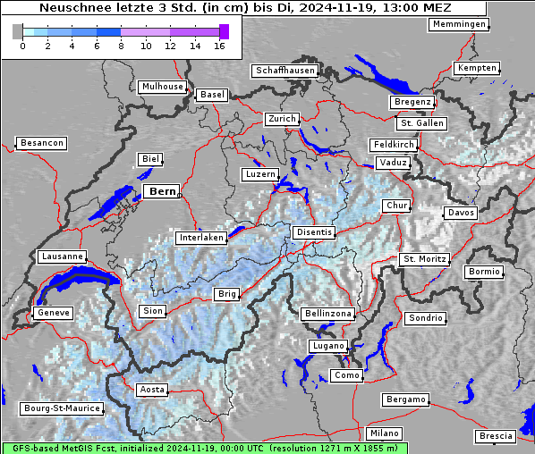 Neuschnee, 19. 11. 2024