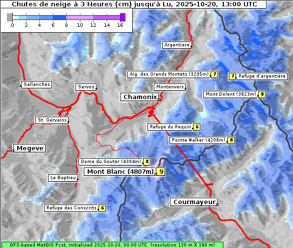 Neuschnee, 20. 10. 2025