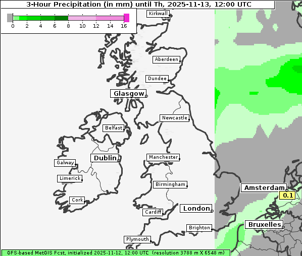 Niederschlag, 13. 11. 2025