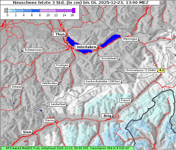 Neuschnee, 23. 12. 2025