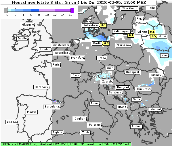 Neuschnee, 5. 2. 2026