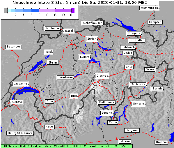 Neuschnee, 31. 1. 2026
