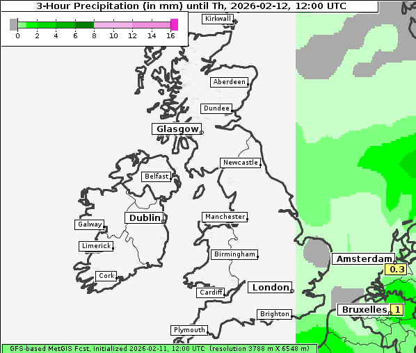 Niederschlag, 12. 2. 2026