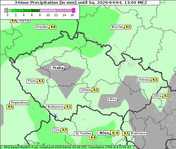 Niederschlag, 4. 4. 2026