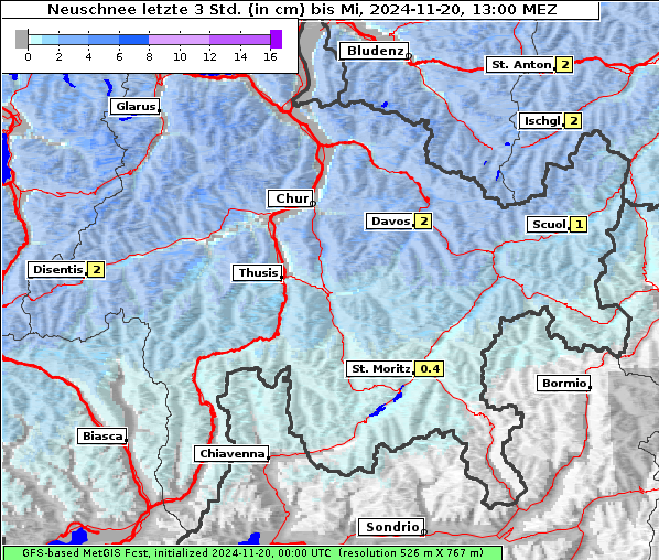 Neuschnee, 20. 11. 2024