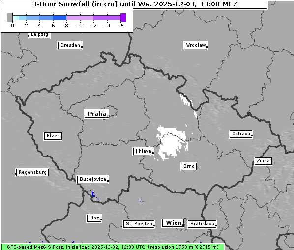Neuschnee, 3. 12. 2025
