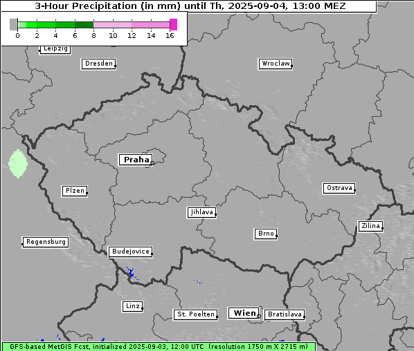 Niederschlag, 4. 9. 2025