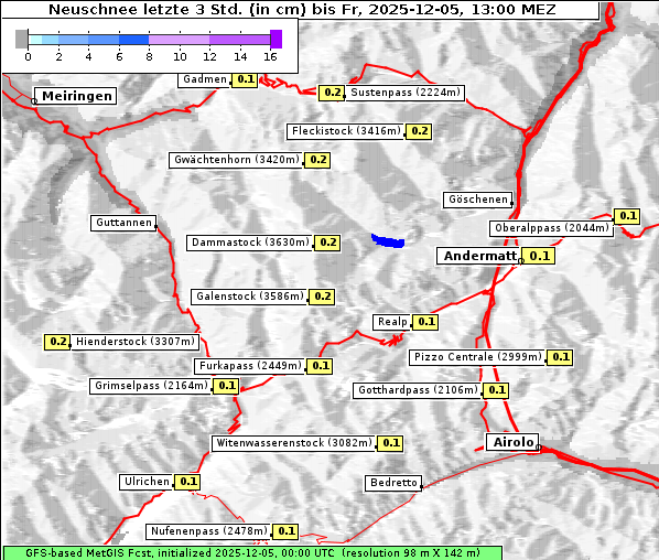Neuschnee, 5. 12. 2025