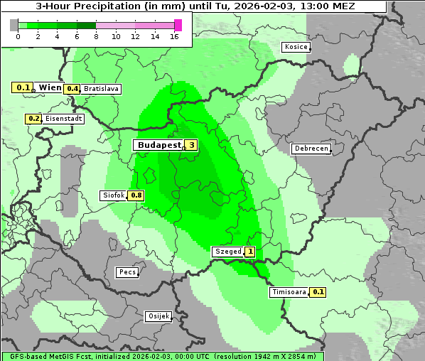 Niederschlag, 3. 2. 2026