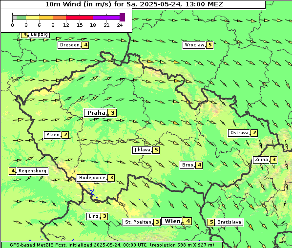 Wind, 24. 5. 2025