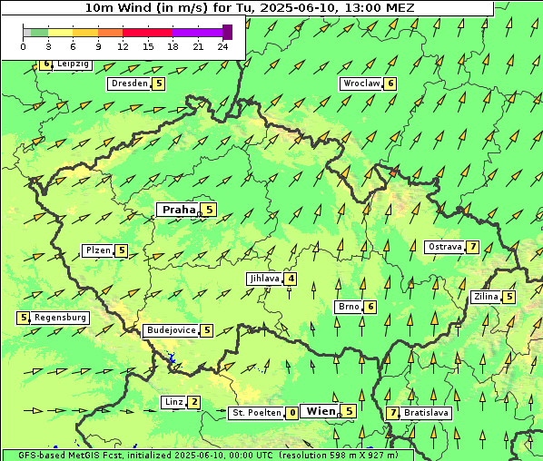 Wind, 10. 6. 2025