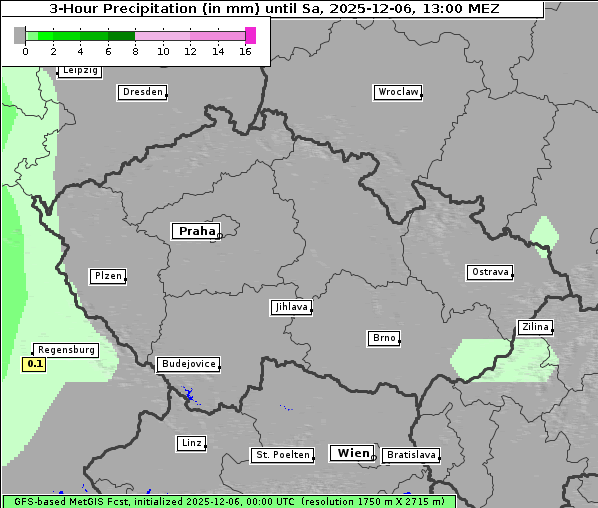 Niederschlag, 6. 12. 2025