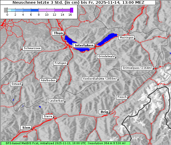 Neuschnee, 14. 11. 2025