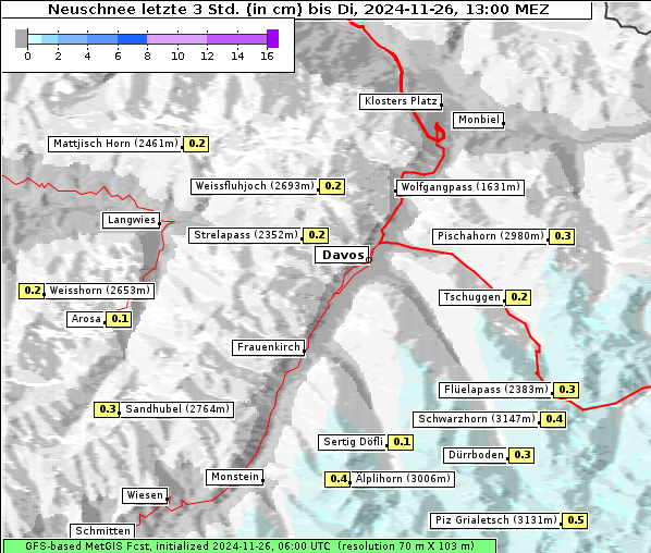 Neuschnee, 26. 11. 2024