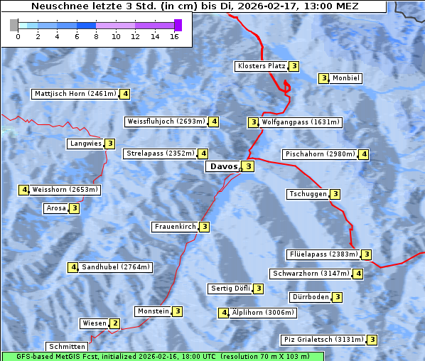 Neuschnee, 17. 2. 2026