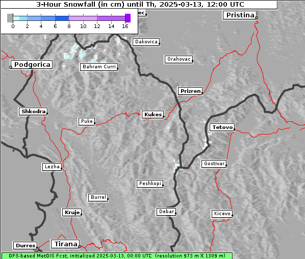 Neuschnee, 13. 3. 2025