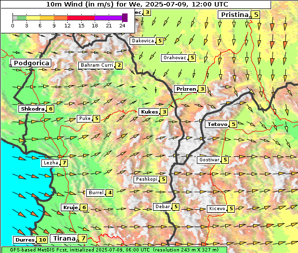 Wind, 9. 7. 2025