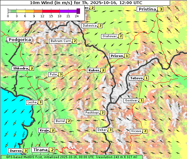 Wind, 16. 10. 2025