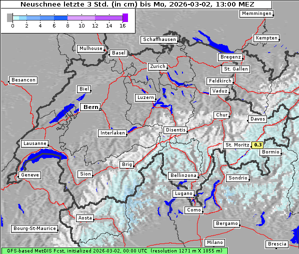 Neuschnee, 2. 3. 2026