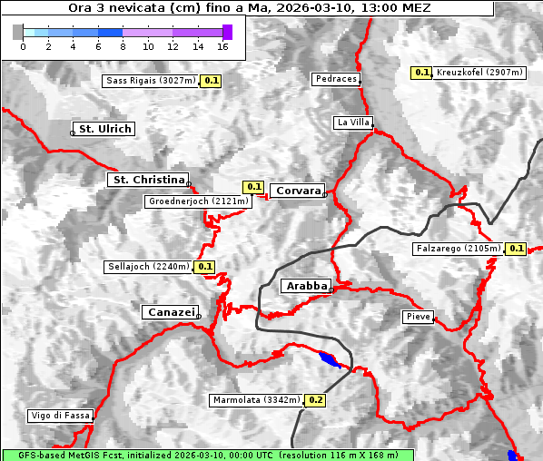 Neuschnee, 10. 3. 2026