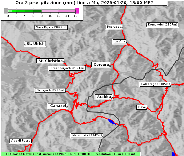 Niederschlag, 20. 1. 2026