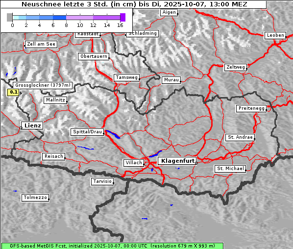 Neuschnee, 7. 10. 2025