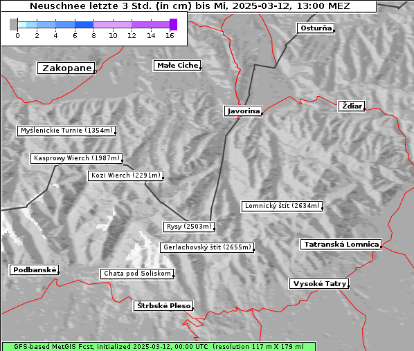 Neuschnee, 12. 3. 2025