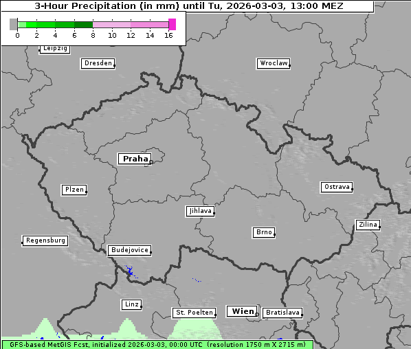 Niederschlag, 3. 3. 2026