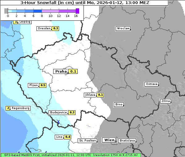 Neuschnee, 12. 1. 2026