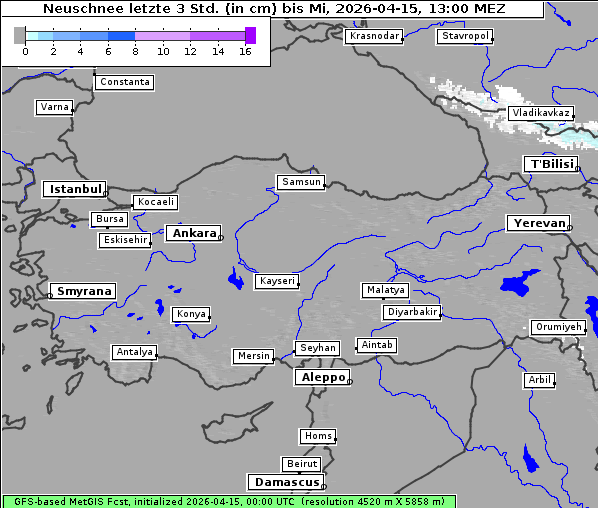 Neuschnee, 15. 4. 2026