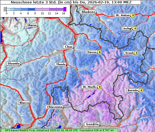 Neuschnee, 19. 2. 2026