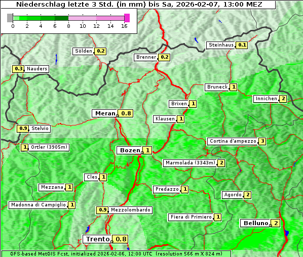 Niederschlag, 7. 2. 2026