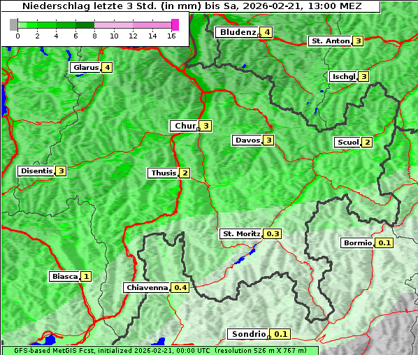 Niederschlag, 21. 2. 2026