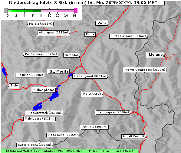 Niederschlag, 24. 2. 2025