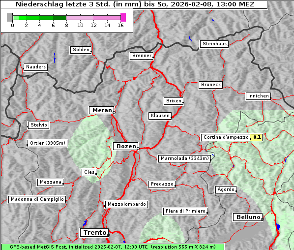 Niederschlag, 8. 2. 2026