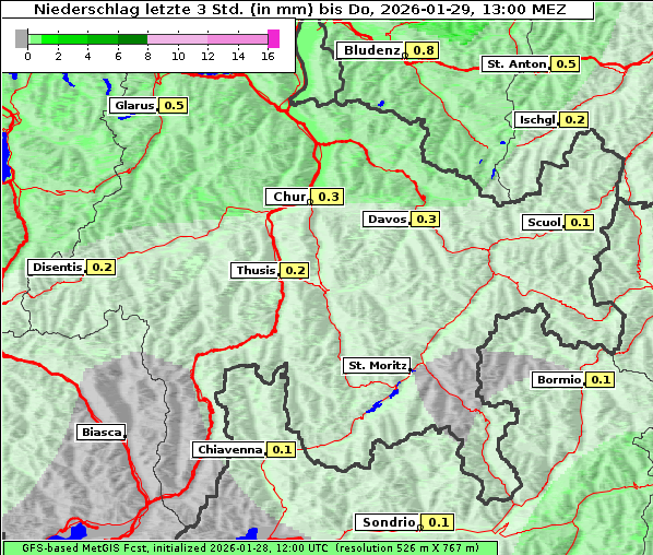 Niederschlag, 29. 1. 2026