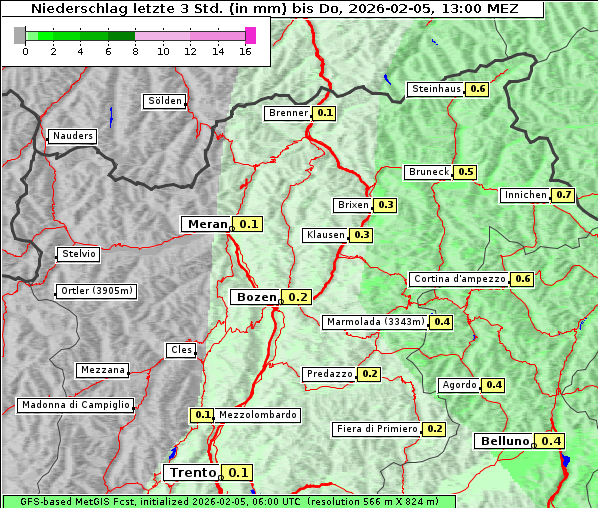 Niederschlag, 5. 2. 2026
