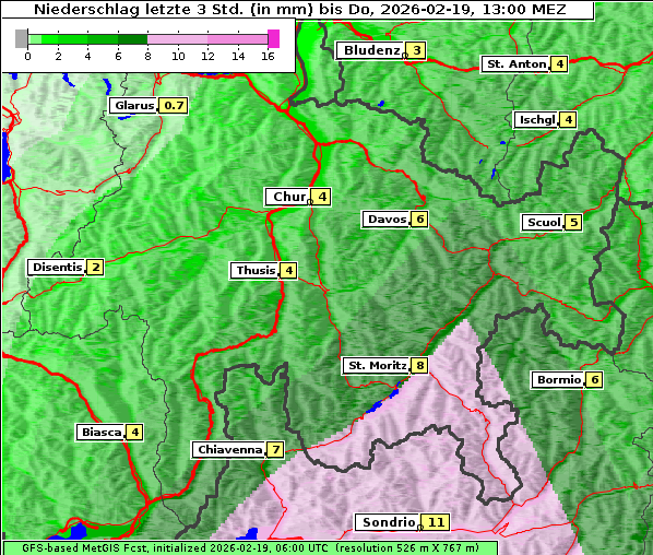 Niederschlag, 19. 2. 2026