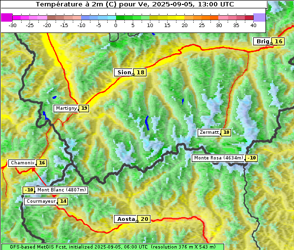 Temperatur, 5. 9. 2025