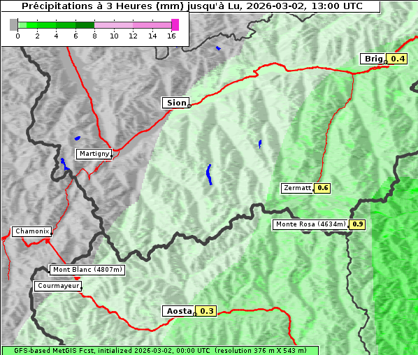 Niederschlag, 2. 3. 2026